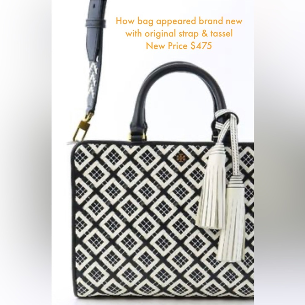 Tory Burch Robinson Satchel with crossbody strap - Picture 8 of 8